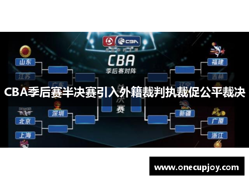 CBA季后赛半决赛引入外籍裁判执裁促公平裁决